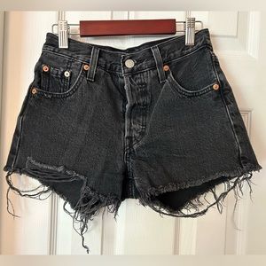 Levi’s 501 Black Jean Short